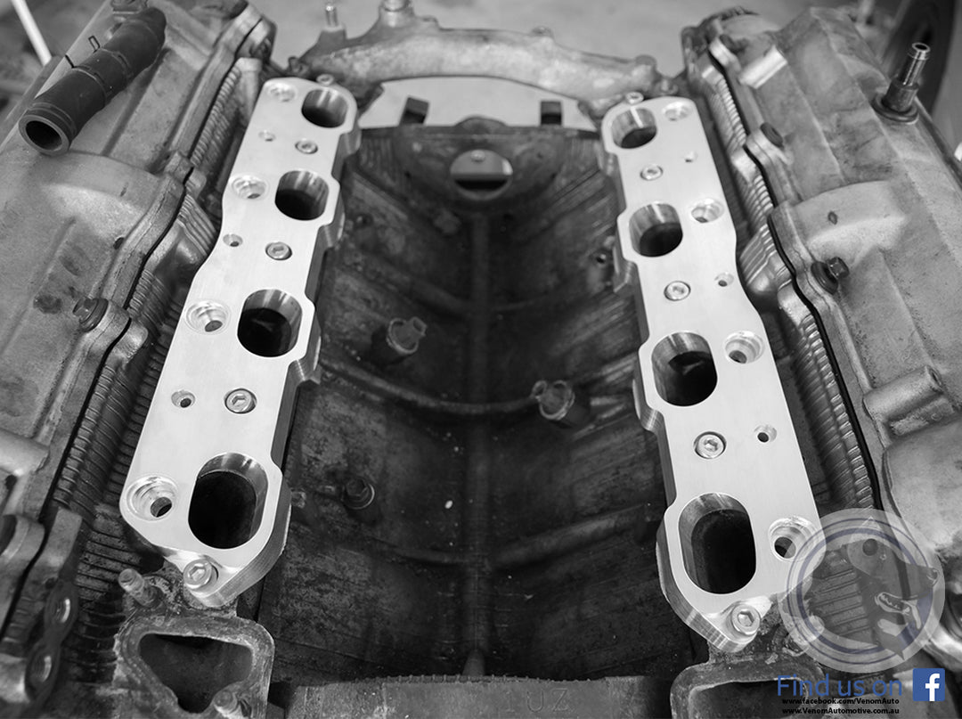 1UZ-FE Intake Flanges (Pair) 6061 CNC Billet Aluminium