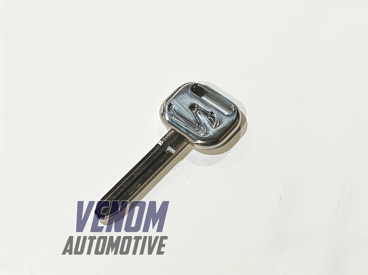 JZA80 Stainless Steel Engraved Insignia Key