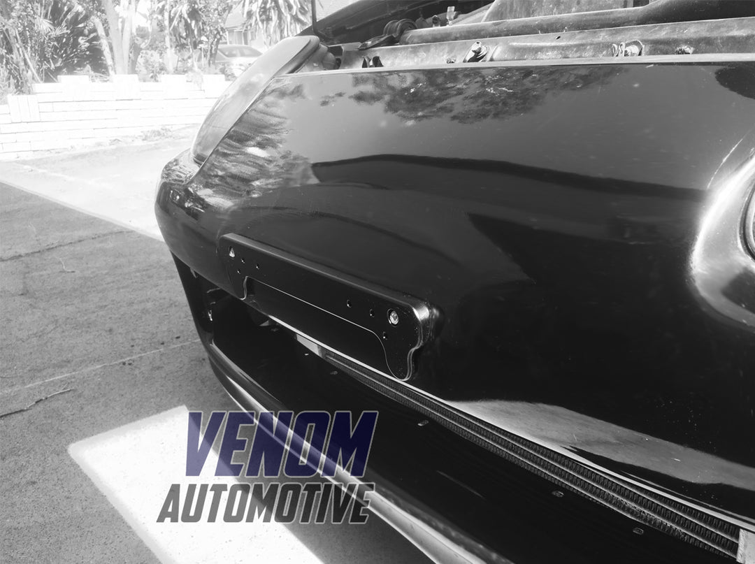 JZA80 Front & Rear Billet Number Plate Holder Set