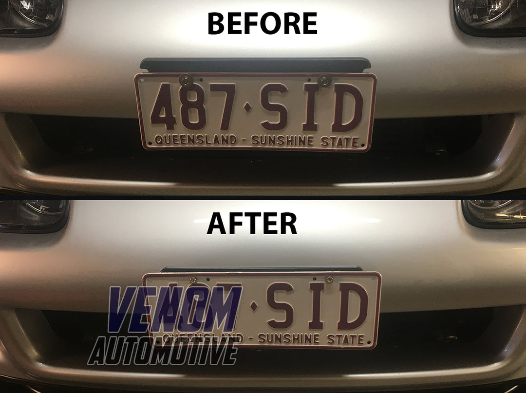 JZA80 Front & Rear Billet Number Plate Holder Set