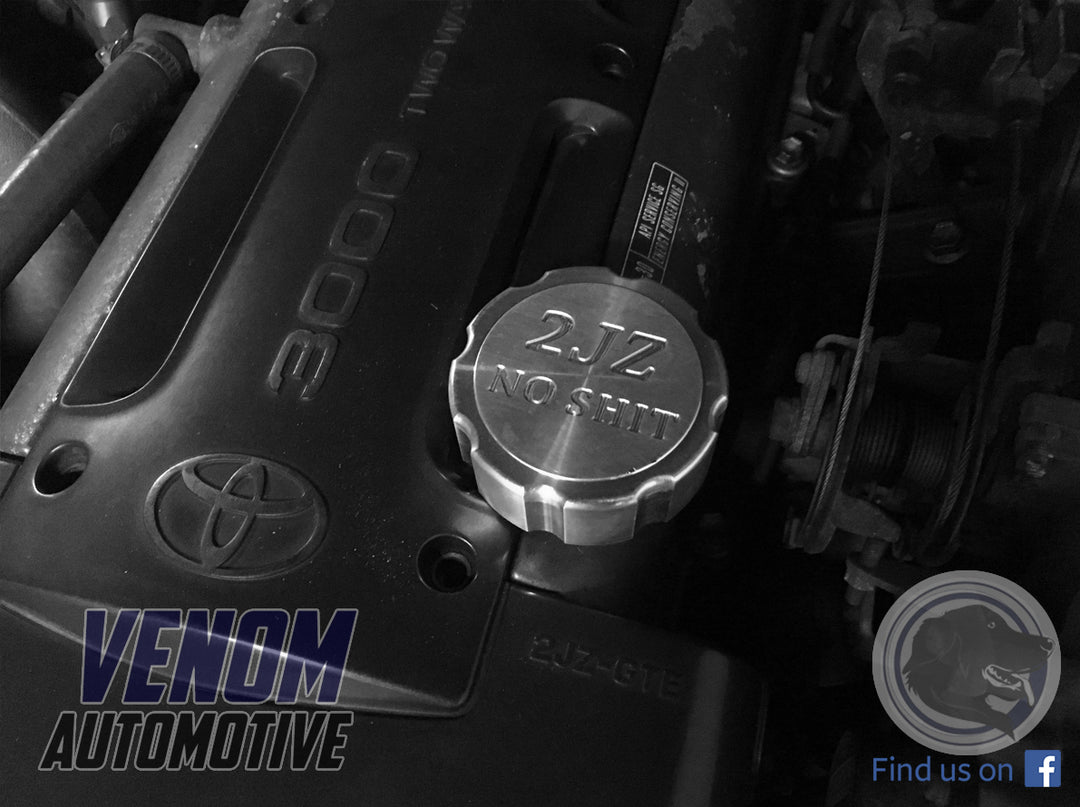 2JZ-GE / 2JZ-GTE Supra Billet Oil Cap Cover 6061 CNC – Venom Automotive