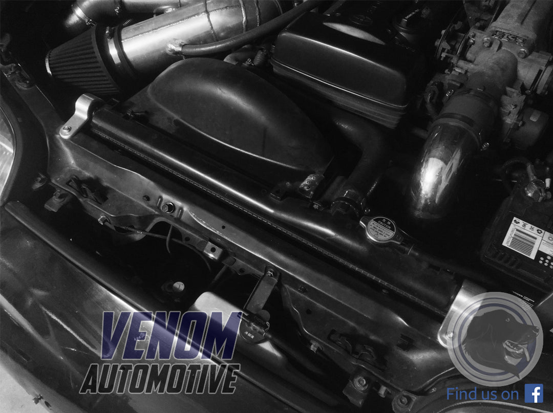 JZA80 Billet OEM Style Radiator Brackets