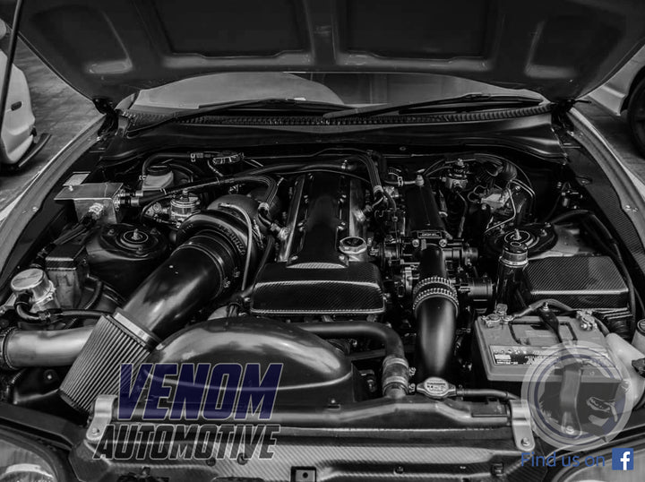 JZA80 Billet OEM Style Radiator Brackets