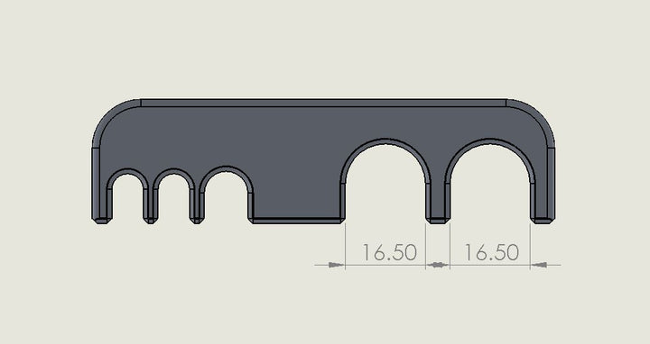 JZA80 Billet Fuel Line Clamps to Suit Braided Lines