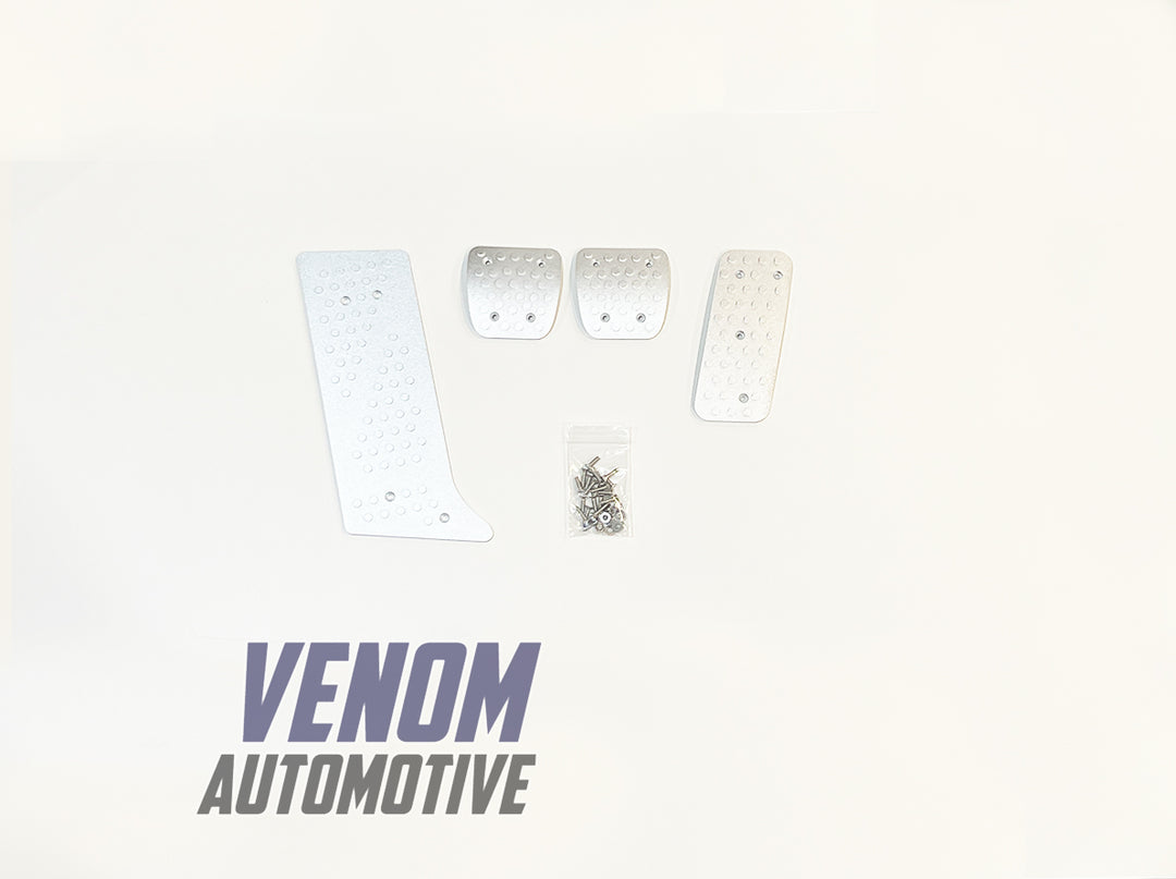 JZA80 Supra OEM Style Aluminium Pedal Covers - Manual Set