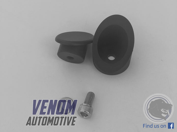 JZA80 Rear Aerial Delete Cap and Rear Wiper Delete Combo