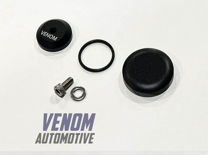 Nissan 370Z Billet Rear Wiper Delete Cap (Kit)