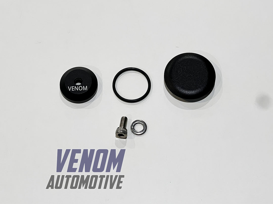 Nissan 370Z Billet Rear Wiper Delete Cap (Kit)