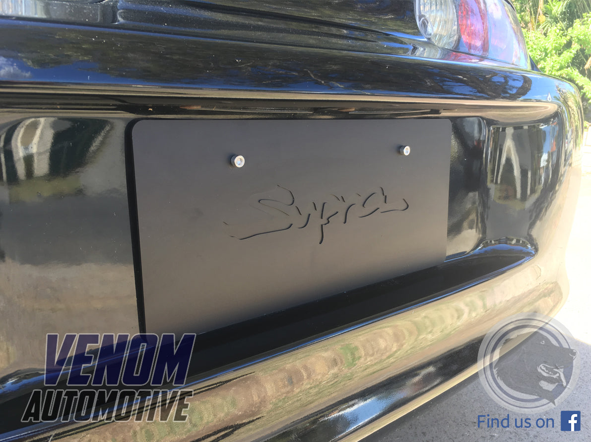 JZA80 Billet Rear Number Plate Backing – Venom Automotive