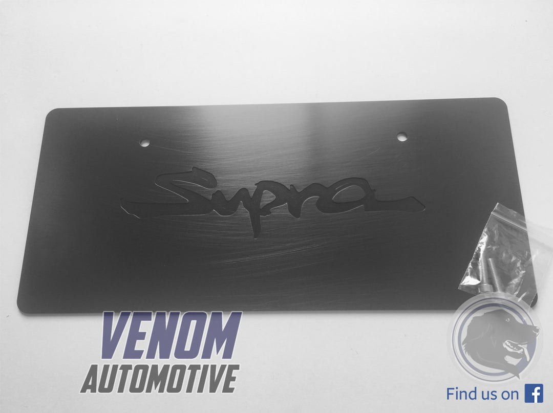 JZA80 Billet Rear Number Plate Backing