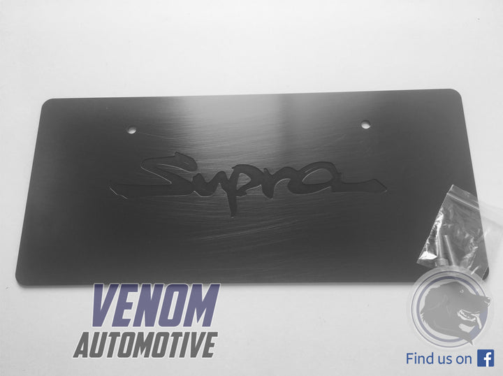 JZA80 Billet Rear Number Plate Backing