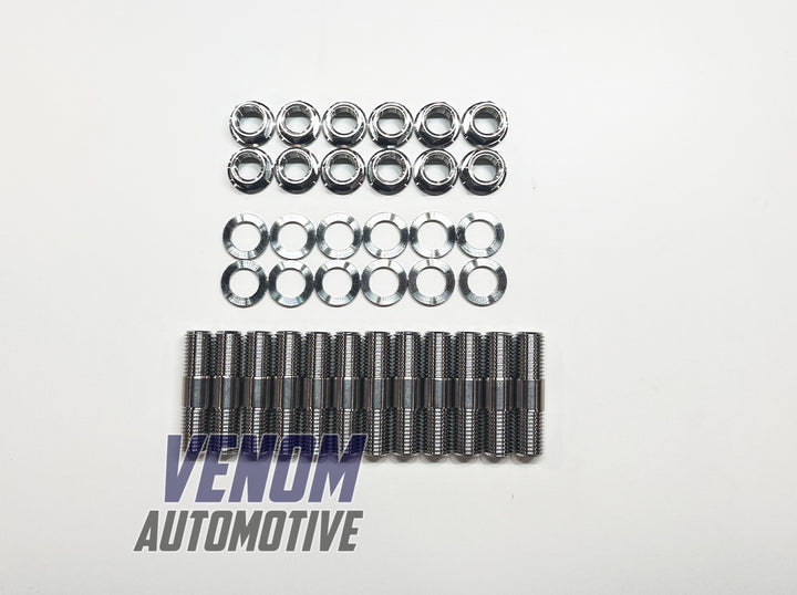 Titanium 2JZ-GTE & 2JZ-GE Exhaust Manifold Stud, Nut & Washer Kit
