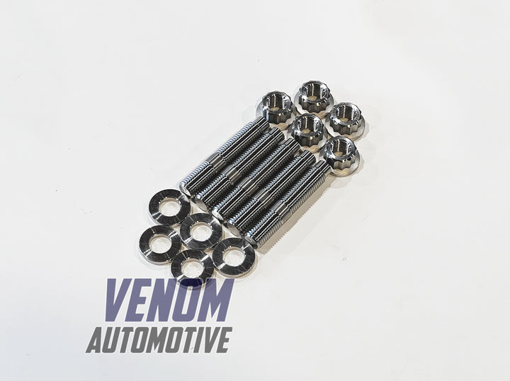 Titanium Mazda 13B Exhaust Manifold Stud, Nut & Washer Kit