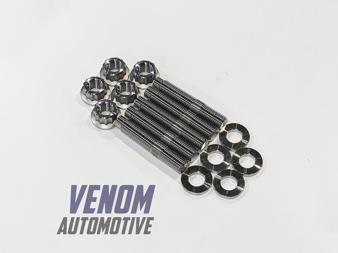 Titanium Mazda 13B Exhaust Manifold Stud, Nut & Washer Kit