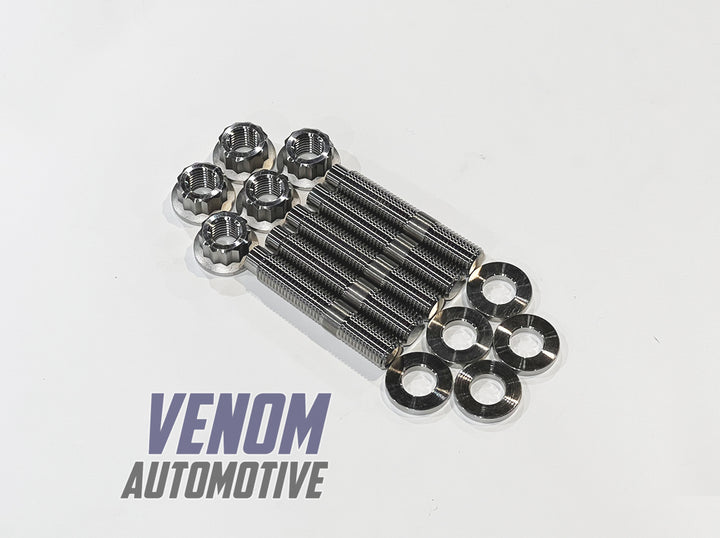 Titanium Mazda 13B Exhaust Manifold Stud, Nut & Washer Kit