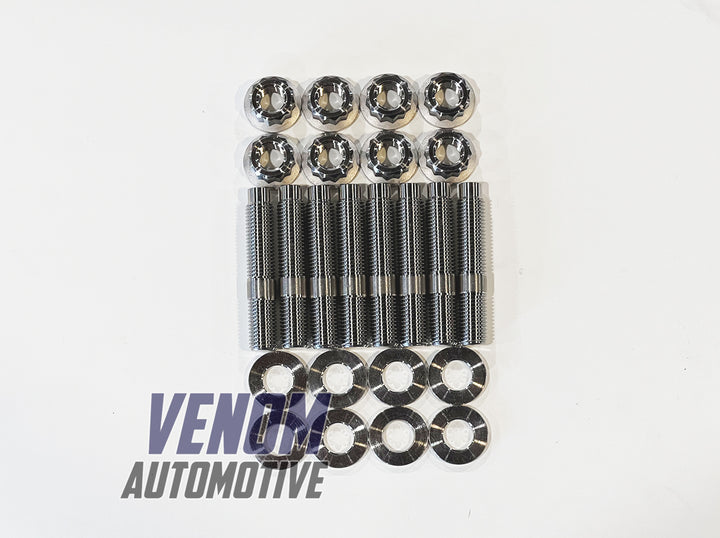 Titanium Nissan SR20 Exhaust Manifold Stud, Nut & Washer Kit