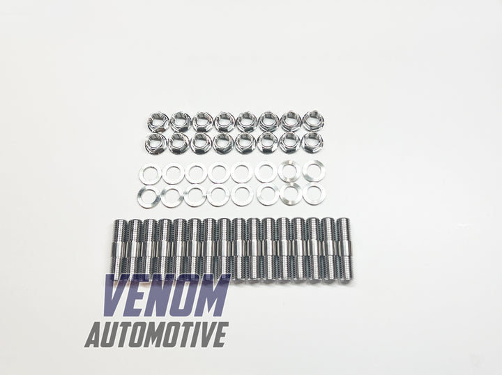 Titanium Toyota 1UZ-FE / 2UZ-FE / 3UZ-FE Exhaust Manifold Stud, Nut & Washer Kit