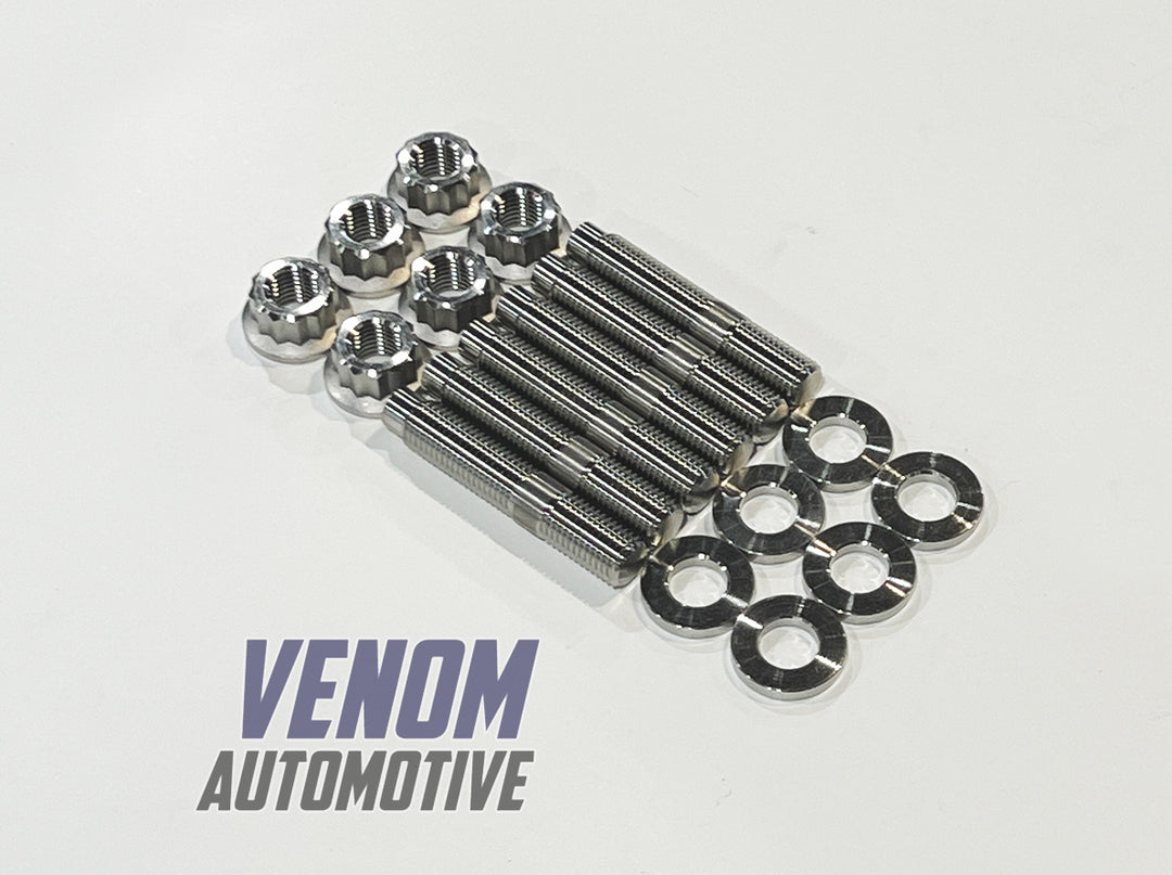 Titanium Subaru EJ20 EJ25 Exhaust Manifold Stud, Nut & Washer Kit