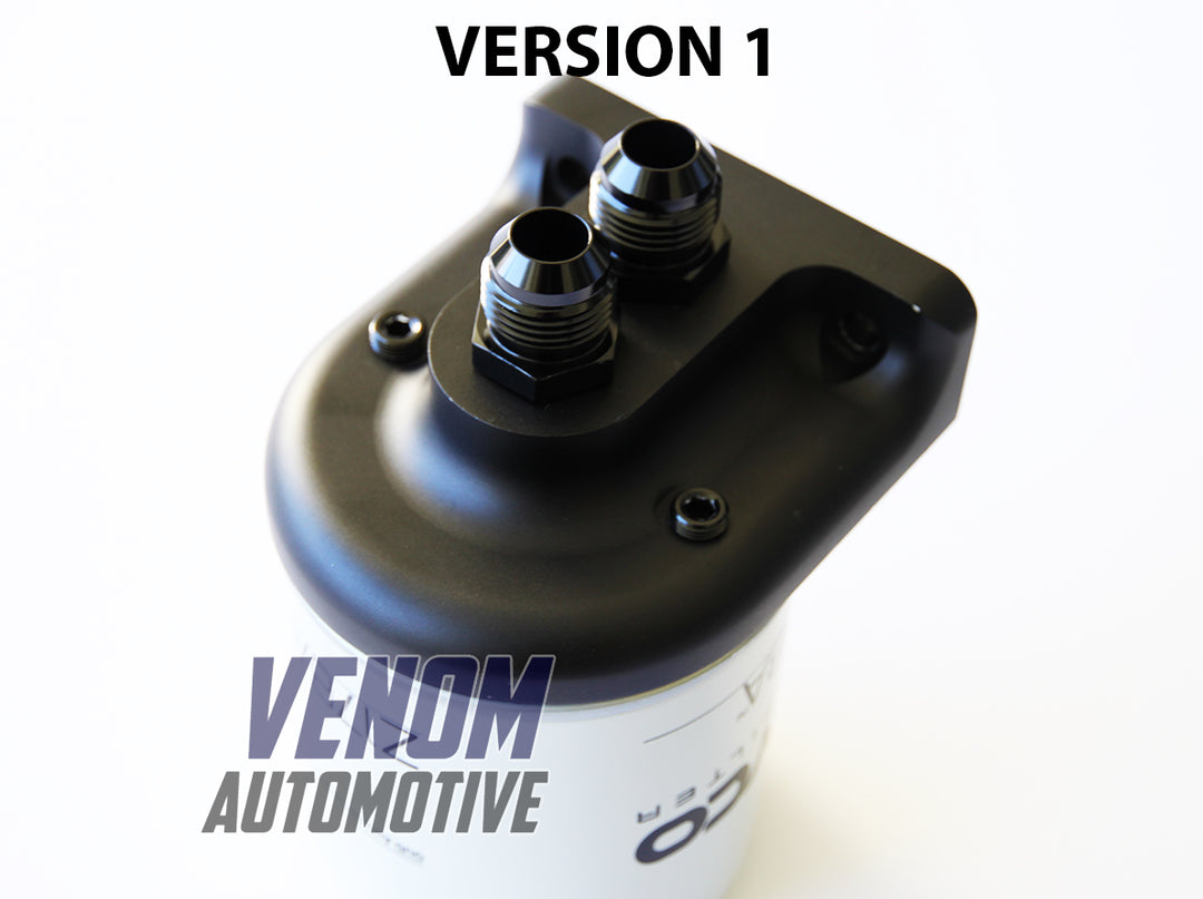 Billet Remote Oil Filter Relocation Mounting Bracket -10AN